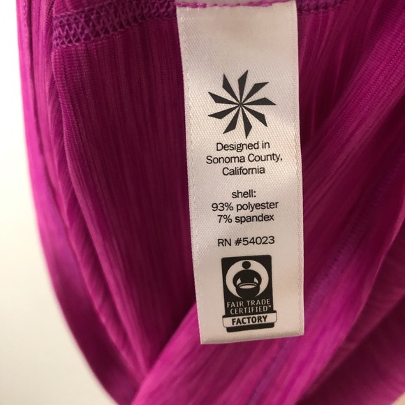 ATHLETA sz S Racerback Hot Pink Sleeveless TOP yoga workout athletic athleisure - Picture 6 of 9